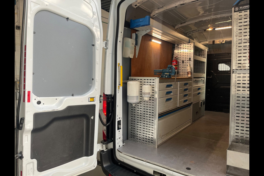 Ford Transit Servicewagen 2.0 TDCI 130pk euro6 L3H3 Trend Sortimo Inrichting Victron v230 Standkachel Trekhaak RIJKLAARPRIJS!