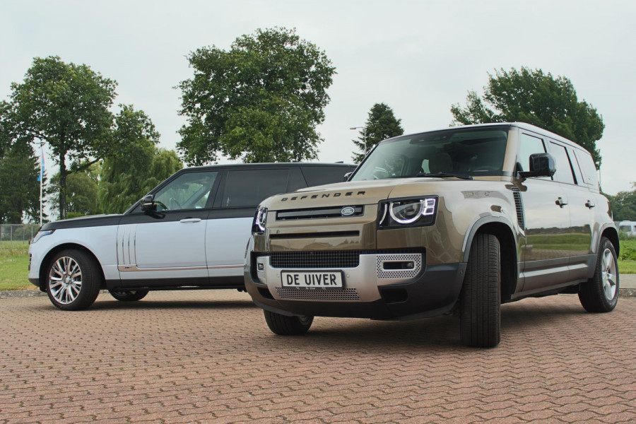 Land Rover Defender D240 110 S 7 Seater incl. Btw / BPM geel kenteken „De Uiver” Special Lier