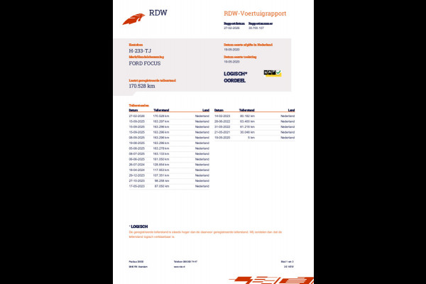 Ford FOCUS Wagon 1.0 EcoBoost ST Line Business | Origineel NL | Trekhaak | Adaptieve Cruise/Control | Carplay | Camera |