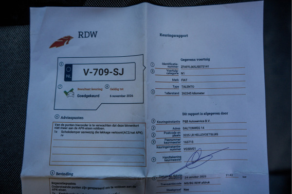 Fiat Talento EcoJet L2H1 | 126 PK | 6-Zits | Cruise | Airco | Trekhaak