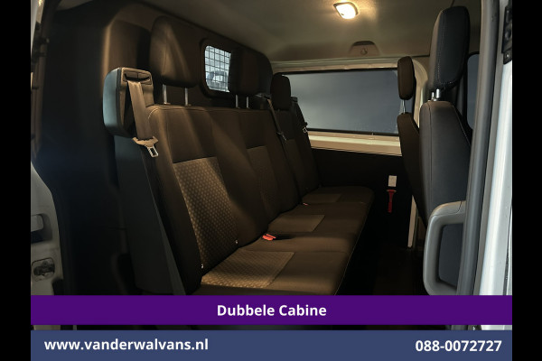Ford Transit Custom 2.0 TDCI 130pk L2H1 Dubbele Cabine Euro6 Airco | 5-Zits | Navigatie | Apple Carplay | LED | Cruisecontrol Android Auto, Stoelverwarming, Parkeersensoren, Achterklep