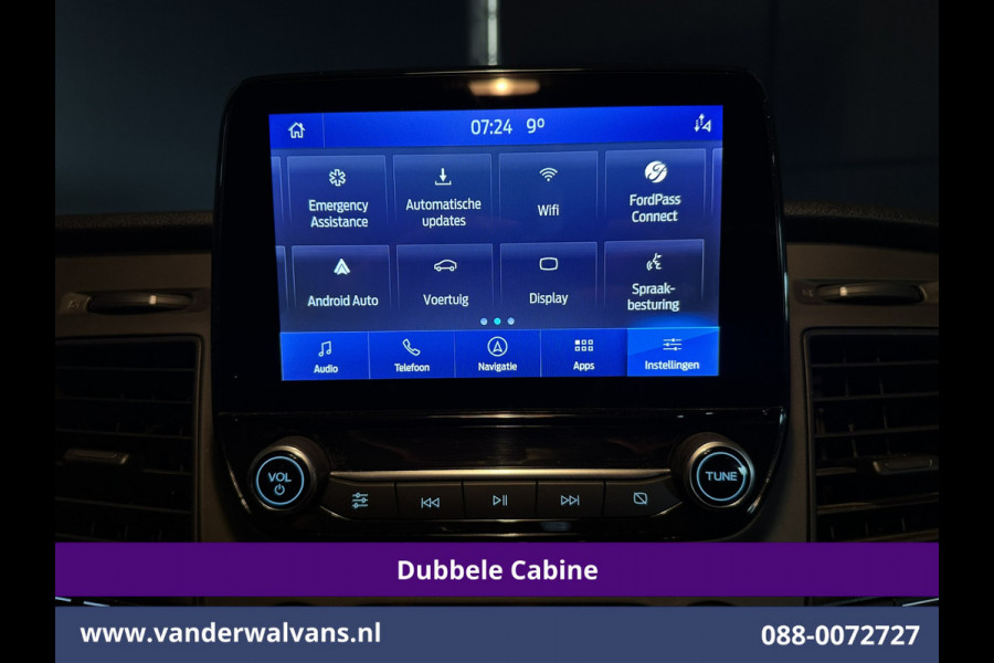 Ford Transit Custom 2.0 TDCI 130pk L2H1 Dubbele Cabine Euro6 Airco | 5-Zits | Navigatie | Apple Carplay | LED | Cruisecontrol Android Auto, Stoelverwarming, Parkeersensoren, Achterklep