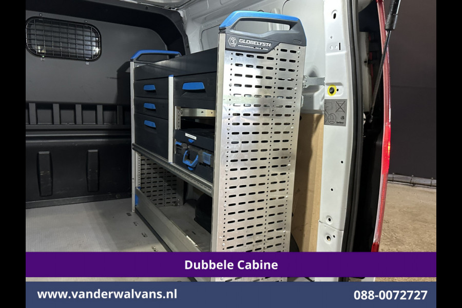 Ford Transit Custom 2.0 TDCI 130pk L2H1 Dubbele Cabine Euro6 Airco | 5-Zits | Navigatie | Apple Carplay | LED | Cruisecontrol Android Auto, Stoelverwarming, Parkeersensoren, Achterklep