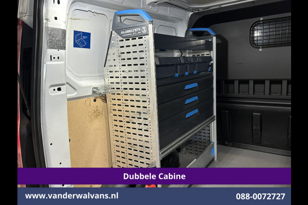 Ford Transit Custom 2.0 TDCI 130pk L2H1 Dubbele Cabine Euro6 Airco | 5-Zits | Navigatie | Apple Carplay | LED | Cruisecontrol Android Auto, Stoelverwarming, Parkeersensoren, Achterklep