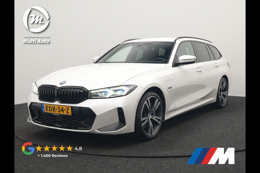 BMW 3 Serie Touring 330e M Sport PHEV 293pk Dealer O.H. NIEUW MODEL | Adaptive Cruise | Head Up | Camera | Lederen Competition Stoelen Memory & Verwarmd | Sfeerverlichting | Stuur Verwarmd | Keyless | Blis | Apple Carplay | Plug In Hybrid |