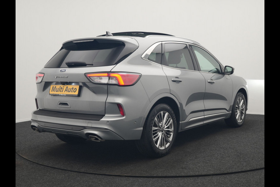 Ford Kuga 2.5 Vignale PHEV 225pk Dealer O.H | Panodak | Head Up | Bang & Olufsen Sound | Adaptive Cruise | 360 Camera | Lederen Sportstoelen Memory & Verwarmd | Keyless | Pilot Assist | Blis | Apple Carplay | Navigatie | Virtual | DAB  | Plug In Hybrid |