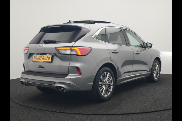 Ford Kuga 2.5 Vignale PHEV 225pk Dealer O.H | Panodak | Head Up | Bang & Olufsen Sound | Adaptive Cruise | 360 Camera | Lederen Sportstoelen Memory & Verwarmd | Keyless | Pilot Assist | Blis | Apple Carplay | Navigatie | Virtual | DAB  | Plug In Hybrid |