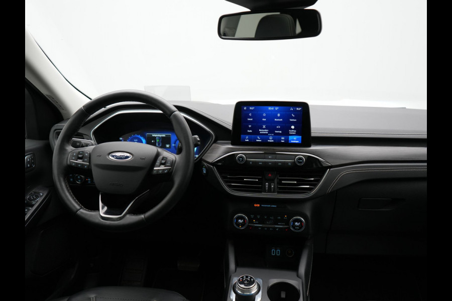 Ford Kuga 2.5 Vignale PHEV 225pk Dealer O.H | Panodak | Head Up | Bang & Olufsen Sound | Adaptive Cruise | 360 Camera | Lederen Sportstoelen Memory & Verwarmd | Keyless | Pilot Assist | Blis | Apple Carplay | Navigatie | Virtual | DAB  | Plug In Hybrid |