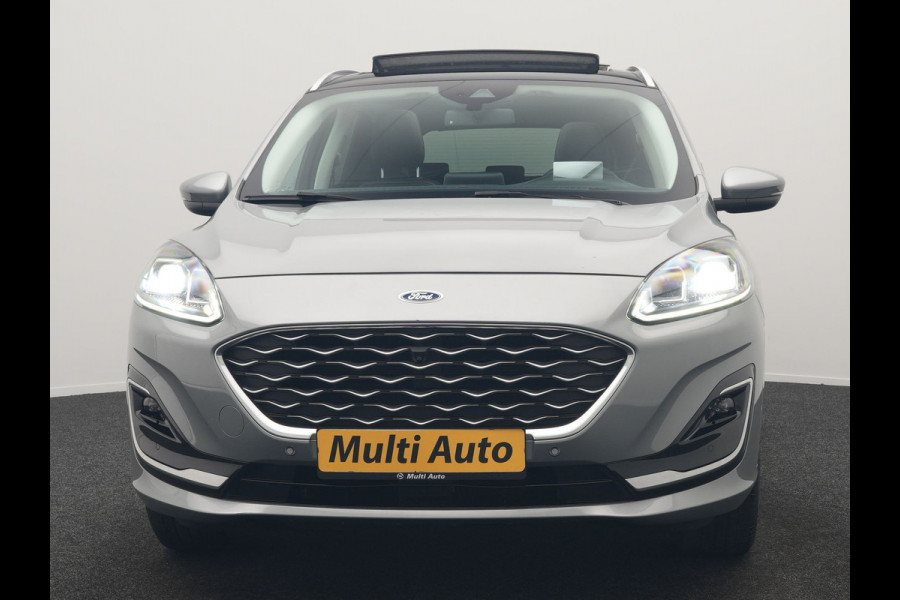 Ford Kuga 2.5 Vignale PHEV 225pk Dealer O.H | Panodak | Head Up | Bang & Olufsen Sound | Adaptive Cruise | 360 Camera | Lederen Sportstoelen Memory & Verwarmd | Keyless | Pilot Assist | Blis | Apple Carplay | Navigatie | Virtual | DAB  | Plug In Hybrid |