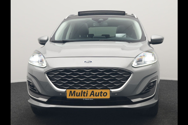Ford Kuga 2.5 Vignale PHEV 225pk Dealer O.H | Panodak | Head Up | Bang & Olufsen Sound | Adaptive Cruise | 360 Camera | Lederen Sportstoelen Memory & Verwarmd | Keyless | Pilot Assist | Blis | Apple Carplay | Navigatie | Virtual | DAB  | Plug In Hybrid |