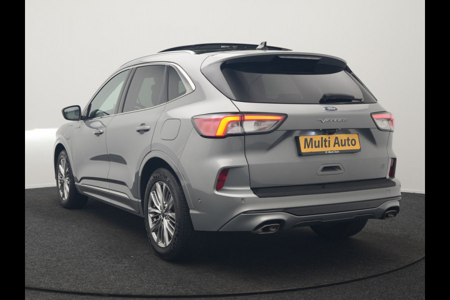 Ford Kuga 2.5 Vignale PHEV 225pk Dealer O.H | Panodak | Head Up | Bang & Olufsen Sound | Adaptive Cruise | 360 Camera | Lederen Sportstoelen Memory & Verwarmd | Keyless | Pilot Assist | Blis | Apple Carplay | Navigatie | Virtual | DAB  | Plug In Hybrid |