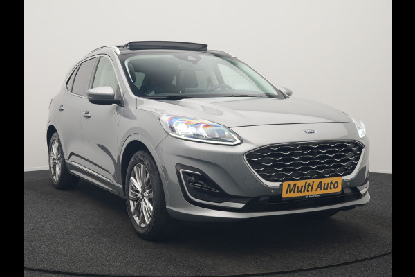 Ford Kuga 2.5 Vignale PHEV 225pk Dealer O.H | Panodak | Head Up | Bang & Olufsen Sound | Adaptive Cruise | 360 Camera | Lederen Sportstoelen Memory & Verwarmd | Keyless | Pilot Assist | Blis | Apple Carplay | Navigatie | Virtual | DAB  | Plug In Hybrid |