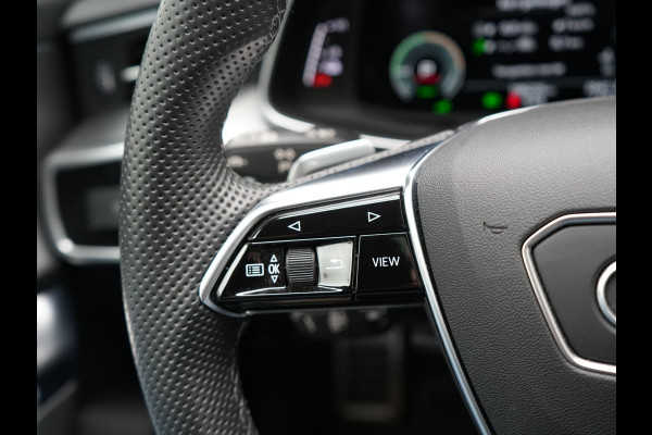 Audi A6 Avant 55 TFSI e Quattro S Competition PHEV 367pk Dealer O.H. | 2x S-Line | Trekhaak Af Fabriek | Panodak | 360 Camera | Bang & Olufsen | Adaptive Cruise | Sportstoelen Memory & Verwarmd | Apple Carplay | Keyless | Stuur Verwarmd | Virtual | Navigatie | Plug In Hybrid