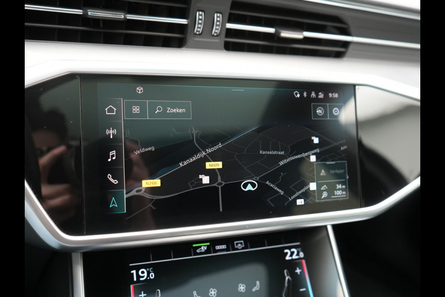 Audi A6 Avant 55 TFSI e Quattro S Competition PHEV 367pk Dealer O.H. | 2x S-Line | Trekhaak Af Fabriek | Panodak | 360 Camera | Bang & Olufsen | Adaptive Cruise | Sportstoelen Memory & Verwarmd | Apple Carplay | Keyless | Stuur Verwarmd | Virtual | Navigatie | Plug In Hybrid