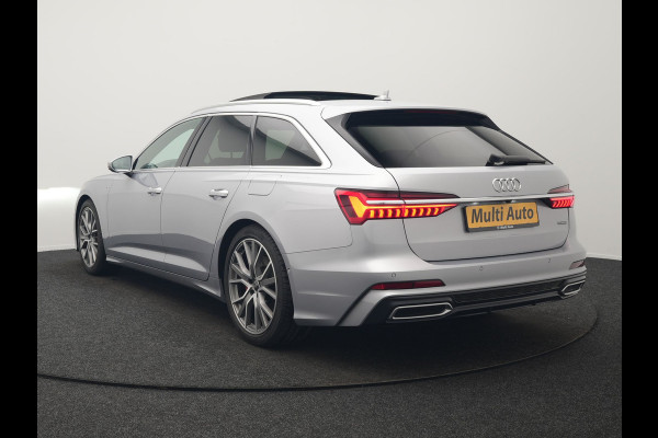 Audi A6 Avant 55 TFSI e Quattro S Competition PHEV 367pk Dealer O.H. | 2x S-Line | Trekhaak Af Fabriek | Panodak | 360 Camera | Bang & Olufsen | Adaptive Cruise | Sportstoelen Memory & Verwarmd | Apple Carplay | Keyless | Stuur Verwarmd | Virtual | Navigatie | Plug In Hybrid