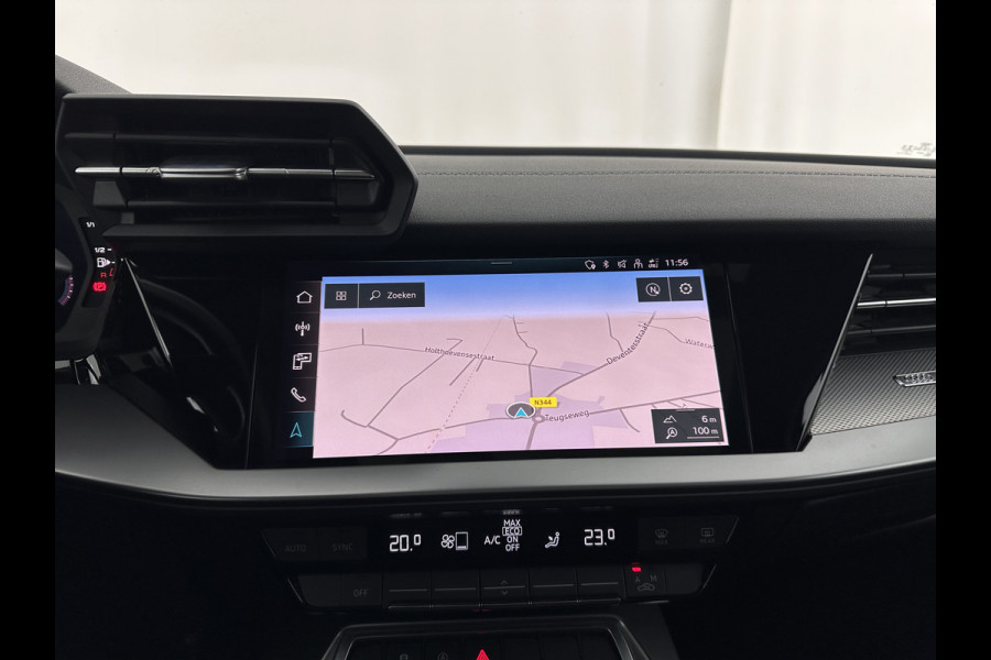 Audi A3 Limousine 30 TFSI S-Line Edition (INCL-BTW) Aut. *PANO | LEATHER-FABRIC | FULL-LED | AMBIENTLIGHT | SPORTSEATS | DIGI-COCKPIT | NAVI-FULLMAP | PRIVACYGLASS | SHIFTPADDLES | DAB+ | CRUISE | KEYLESS | PDC | 18"ALU*