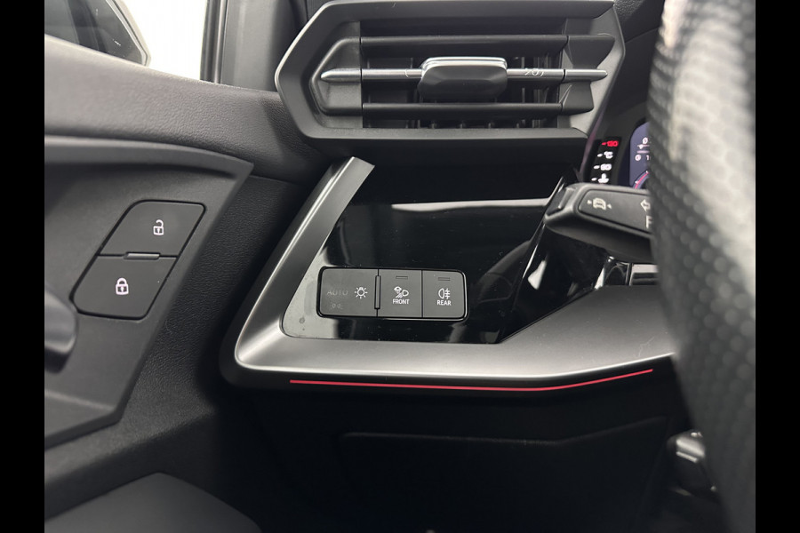 Audi A3 Limousine 30 TFSI S-Line Edition (INCL-BTW) Aut. *PANO | LEATHER-FABRIC | FULL-LED | AMBIENTLIGHT | SPORTSEATS | DIGI-COCKPIT | NAVI-FULLMAP | PRIVACYGLASS | SHIFTPADDLES | DAB+ | CRUISE | KEYLESS | PDC | 18"ALU*