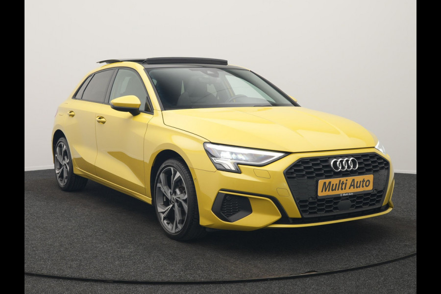 Audi A3 Sportback 40 e-tron Advance Sport PHEV 204pk Dealer O.H. | Panodak | Sportstoelen Verwarmd | Matrix LED | Keyless | Blis | Virtual Cockpit | Navigatie | DAB | Cruise Control | Plug In Hybrid |