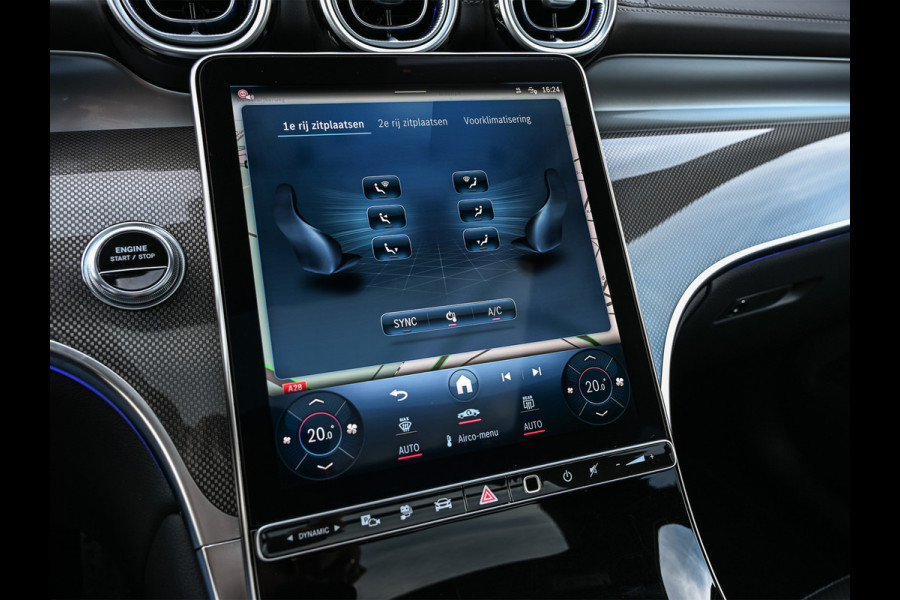 Mercedes-Benz GLC 300e 4MATIC AMG Line | Panoramadak | Burmester | Night pack | Head-up | 360 camera | Digital light | Keyless | Stoelverwarming | Ambiance interieur