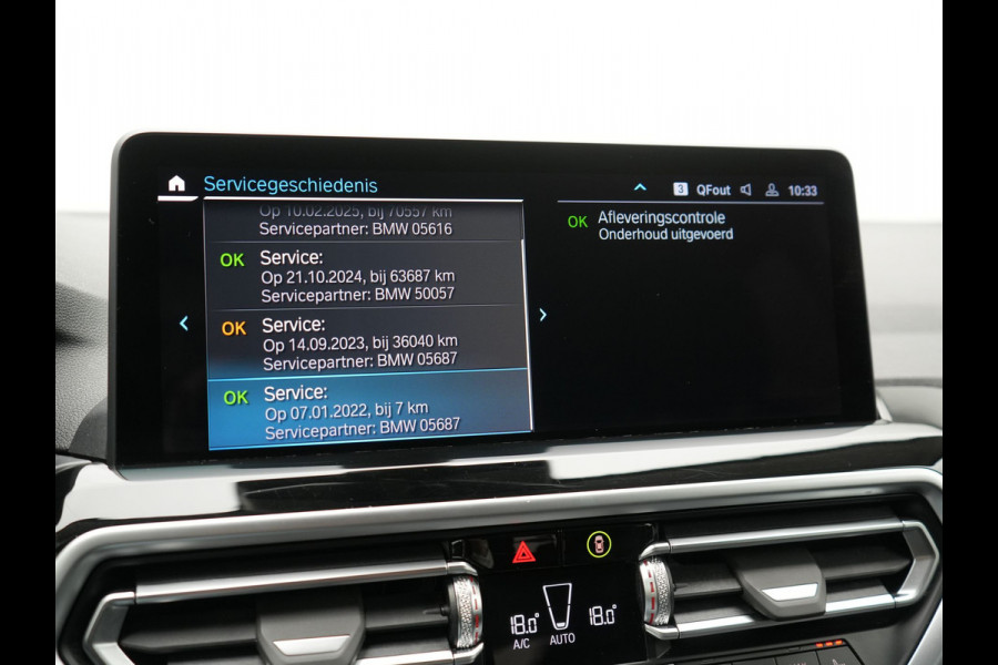 BMW X3 xDrive30e X Line FACELIFT PHEV 293pk Dealer O.H. | 360 Camera | Sportstoelen Verwarmd | Apple Carplay | Hifi Audio | Virtual Cockpit | Navigatie | Cruise Control | DAB | LED Koplampen | 18"L.M | Plug In Hybrid |
