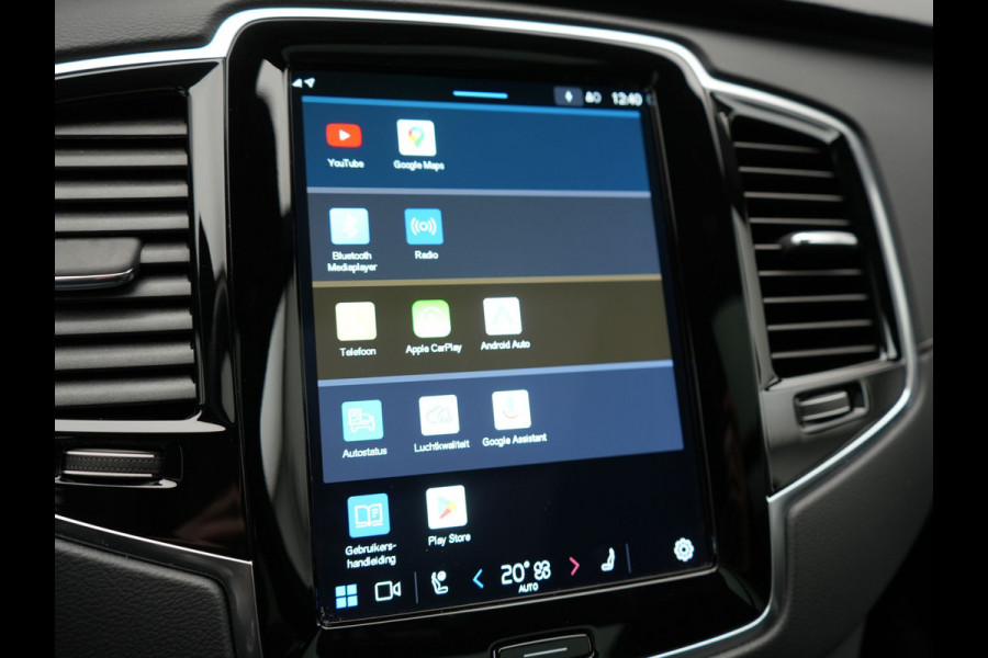 Volvo XC90 T8 Recharge AWD Plus Dark 7 Persoons LONG RANGE PHEV 455pk Dealer O.H. | Trekhaak Af Fabriek | Panodak | Adaptive Cruise | Camera | Harman / Kardon | Lederen Sportstoelen Memory & Verwarmd | Google Assistent | Stuur Verwarmd | Keyless | Blis | 22"L.M | Plug In H