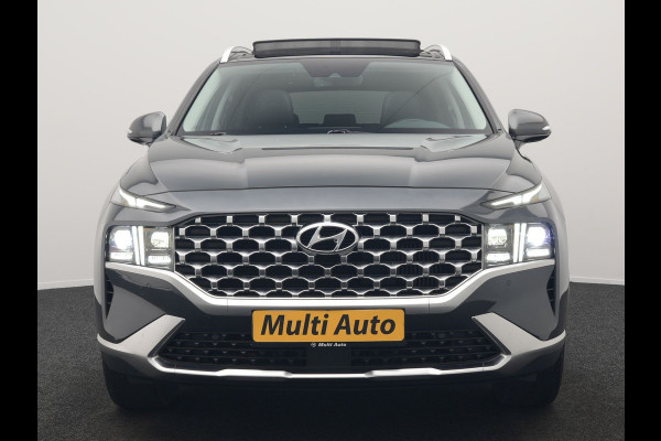 Hyundai Santa Fe 1.6 T-GDI Comfort Smart Sky PHEV 266pk Dealer O.H. | Trekhaak Afn. | Panodak | Adaptive Cruise | Camera | Krell Audio | Lederen Sportstoelen Verwarmd | Apple Carplay | Keyless | Blis | Stuur Verwarmd | Navigatie | DAB | Plug In Hybrid