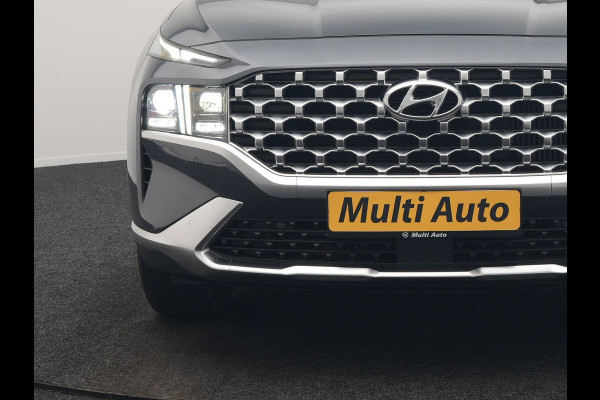 Hyundai Santa Fe 1.6 T-GDI Comfort Smart Sky PHEV 266pk Dealer O.H. | Trekhaak Afn. | Panodak | Adaptive Cruise | Camera | Krell Audio | Lederen Sportstoelen Verwarmd | Apple Carplay | Keyless | Blis | Stuur Verwarmd | Navigatie | DAB | Plug In Hybrid