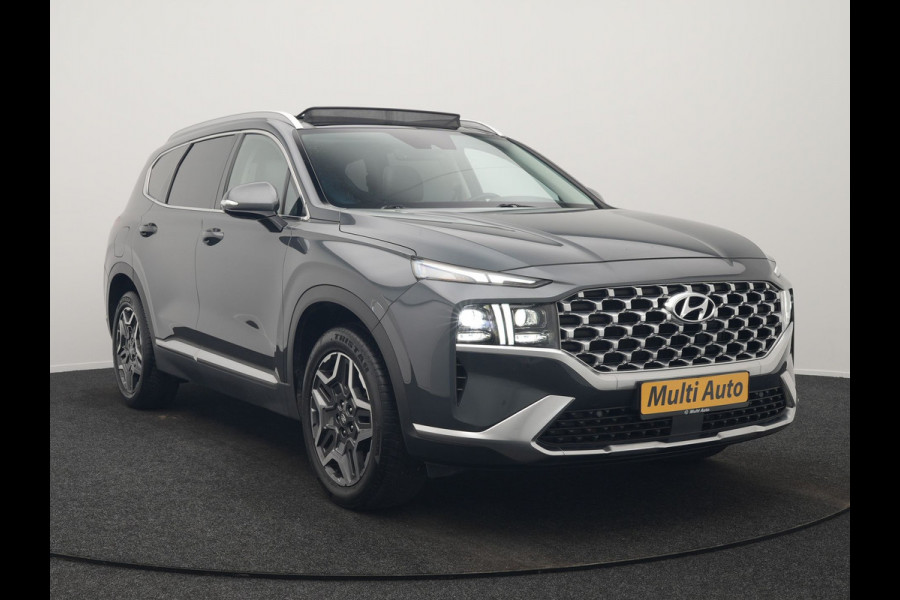 Hyundai Santa Fe 1.6 T-GDI Comfort Smart Sky PHEV 266pk Dealer O.H. | Trekhaak Afn. | Panodak | Adaptive Cruise | Camera | Krell Audio | Lederen Sportstoelen Verwarmd | Apple Carplay | Keyless | Blis | Stuur Verwarmd | Navigatie | DAB | Plug In Hybrid