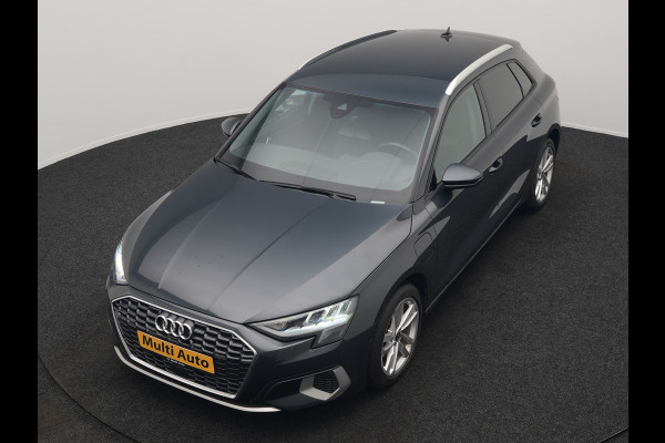 Audi A3 Sportback 40 TFSI e Advanced edition PHEV 204pk Dealer O.H. | Camera | Keyless | Elektr. Verst. Sportstoel Verwarmd | Sfeerverlichting | Apple Carplay | LED Koplampen | Virtual | Navigatie | DAB | Plug In Hybrid