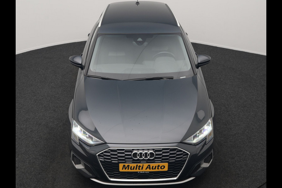 Audi A3 Sportback 40 TFSI e Advanced edition PHEV 204pk Dealer O.H. | Camera | Keyless | Elektr. Verst. Sportstoel Verwarmd | Sfeerverlichting | Apple Carplay | LED Koplampen | Virtual | Navigatie | DAB | Plug In Hybrid