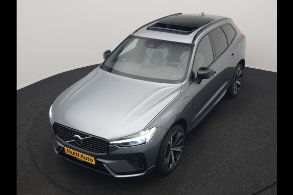 Volvo XC60 T6 AWD R-Design PHEV 350pk Dealer O.H. | Panodak | Adaptive Cruise | Camera | Lederen Sportstoelen Memory & Verwarmd | Harman / Kardon | Stuur Verwarmd | 21"L.M | Apple Carplay | Keyless | Blis | Navigatie | DAB | Plug In Hybrid