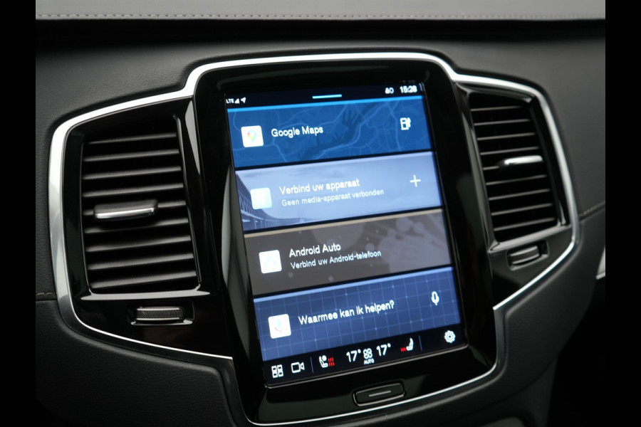 Volvo XC90 T8 Recharge AWD Ultimate Dark PHEV LONG RANGE 455pk 7 Persoons | Trekhaak af Fabriek | Panodak | Adaptive Cruise | 360 Camera | 22"L.M | Head Up | Google Maps | Pilot Assist | Harmand Kardon | Stuurverwarming | Plug In Hybrid