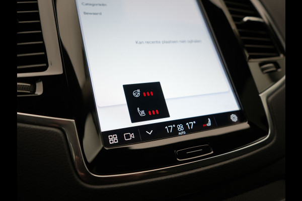 Volvo XC90 T8 Recharge AWD Ultimate Dark PHEV LONG RANGE 455pk 7 Persoons | Trekhaak af Fabriek | Panodak | Adaptive Cruise | 360 Camera | 22"L.M | Head Up | Google Maps | Pilot Assist | Harmand Kardon | Stuurverwarming | Plug In Hybrid