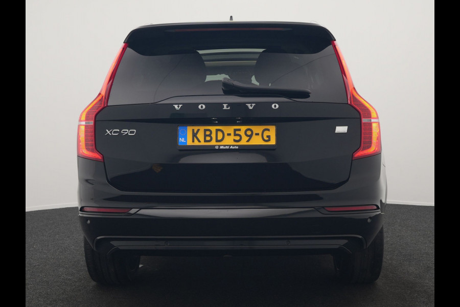 Volvo XC90 T8 Recharge AWD Ultimate Dark PHEV LONG RANGE 455pk 7 Persoons | Trekhaak af Fabriek | Panodak | Adaptive Cruise | 360 Camera | 22"L.M | Head Up | Google Maps | Pilot Assist | Harmand Kardon | Stuurverwarming | Plug In Hybrid