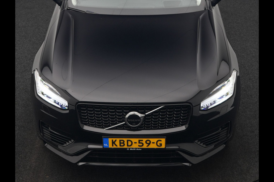 Volvo XC90 T8 Recharge AWD Ultimate Dark PHEV LONG RANGE 455pk 7 Persoons | Trekhaak af Fabriek | Panodak | Adaptive Cruise | 360 Camera | 22"L.M | Head Up | Google Maps | Pilot Assist | Harmand Kardon | Stuurverwarming | Plug In Hybrid