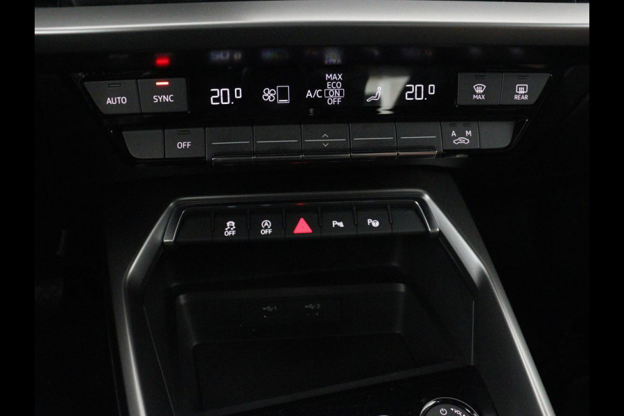 Audi A3 30 TFSI Advanced edition | Sportstoelen | Park Assist | Carplay | Virtual Cockpit | Audi Sound | Full LED | Navigatie | Sportstuur | Climate control | Bluetooth | Cruise control