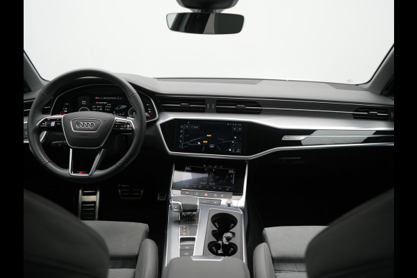 Audi A6 Avant 50 TFSI e Quattro S Line PHEV 300pk Dealer O.H. | Trekhaak Af Fabriek | Adaptive Cruise | Head Up | 360 Camera | Alcantara Sportstoelen Verwarmd | Stuur Verwarmd | Apple Carplay | Navigatie | Virtual | DAB | Plug In Hybrid