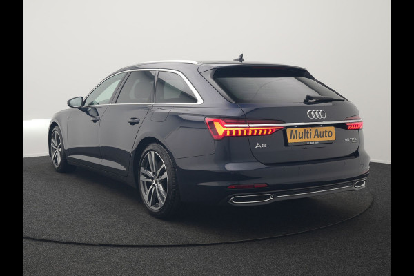 Audi A6 Avant 50 TFSI e Quattro S Line PHEV 300pk Dealer O.H. | Trekhaak Af Fabriek | Adaptive Cruise | Head Up | 360 Camera | Alcantara Sportstoelen Verwarmd | Stuur Verwarmd | Apple Carplay | Navigatie | Virtual | DAB | Plug In Hybrid
