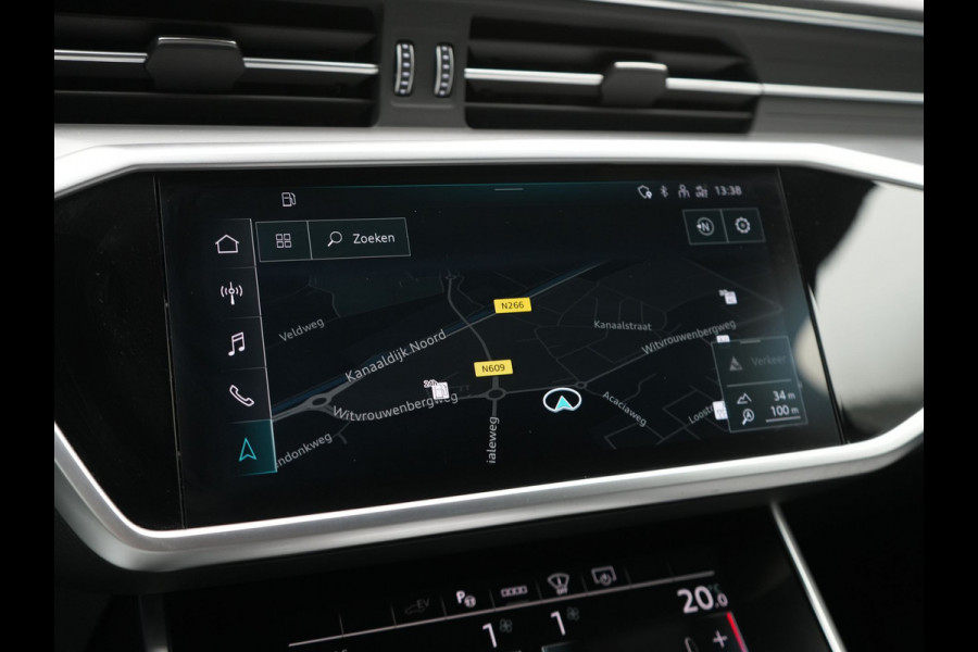 Audi A6 Avant 50 TFSI e Quattro S Line PHEV 300pk Dealer O.H. | Trekhaak Af Fabriek | Adaptive Cruise | Head Up | 360 Camera | Alcantara Sportstoelen Verwarmd | Stuur Verwarmd | Apple Carplay | Navigatie | Virtual | DAB | Plug In Hybrid