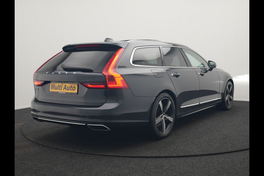 Volvo V90 T8 AWD Inscription PHEV 394pk Dealer O.H | Trekhaak af Fabriek | Panodak | Adaptive Cruise | Luxe Lederen Sportstoelen Memory | Pilot Assist | Camera | 19 "L.M | Apple Carplay | Plug In Hybrid