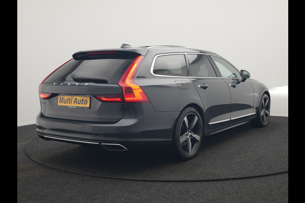 Volvo V90 T8 AWD Inscription PHEV 394pk Dealer O.H | Trekhaak af Fabriek | Panodak | Adaptive Cruise | Luxe Lederen Sportstoelen Memory | Pilot Assist | Camera | 19 "L.M | Apple Carplay | Plug In Hybrid