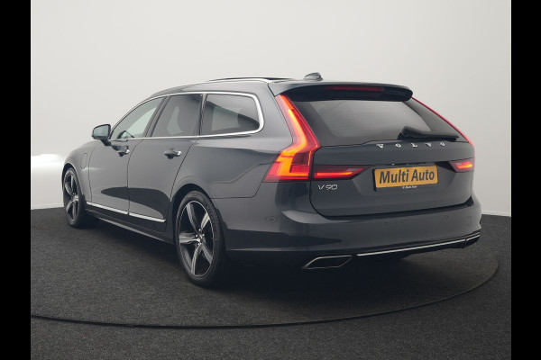 Volvo V90 T8 AWD Inscription PHEV 394pk Dealer O.H | Trekhaak af Fabriek | Panodak | Adaptive Cruise | Luxe Lederen Sportstoelen Memory | Pilot Assist | Camera | 19 "L.M | Apple Carplay | Plug In Hybrid