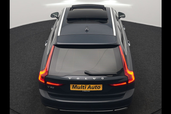 Volvo V90 T8 AWD Inscription PHEV 394pk Dealer O.H | Trekhaak af Fabriek | Panodak | Adaptive Cruise | Luxe Lederen Sportstoelen Memory | Pilot Assist | Camera | 19 "L.M | Apple Carplay | Plug In Hybrid