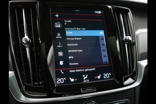 Volvo V90 T8 AWD Inscription PHEV 394pk Dealer O.H | Trekhaak af Fabriek | Panodak | Adaptive Cruise | Luxe Lederen Sportstoelen Memory | Pilot Assist | Camera | 19 "L.M | Apple Carplay | Plug In Hybrid