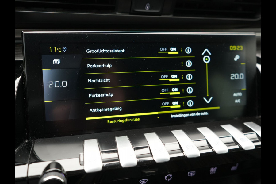 Peugeot 508 SW PSE 360pk PHEV Dealer O.H | Adaptive Cruise | 360 Camera | Alcantara Sportstoelen Massage & Memory | Nachtzicht |  Focal Sound | 20"L.M | Keyless | BLIS | Apple Carplay | Plug In Hybrid