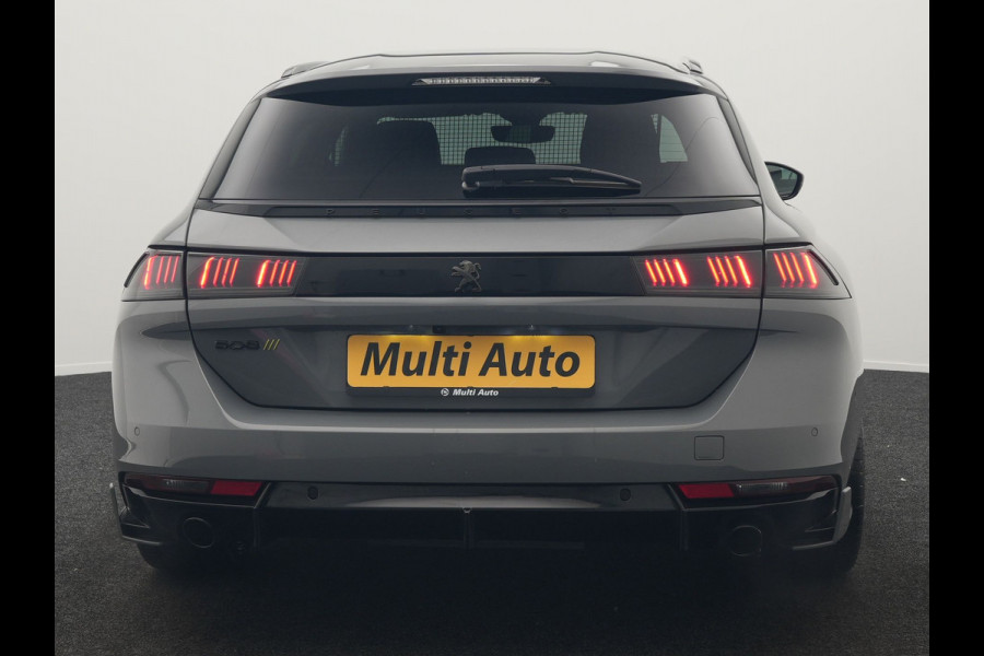 Peugeot 508 SW PSE 360pk PHEV Dealer O.H | Adaptive Cruise | 360 Camera | Alcantara Sportstoelen Massage & Memory | Nachtzicht |  Focal Sound | 20"L.M | Keyless | BLIS | Apple Carplay | Plug In Hybrid