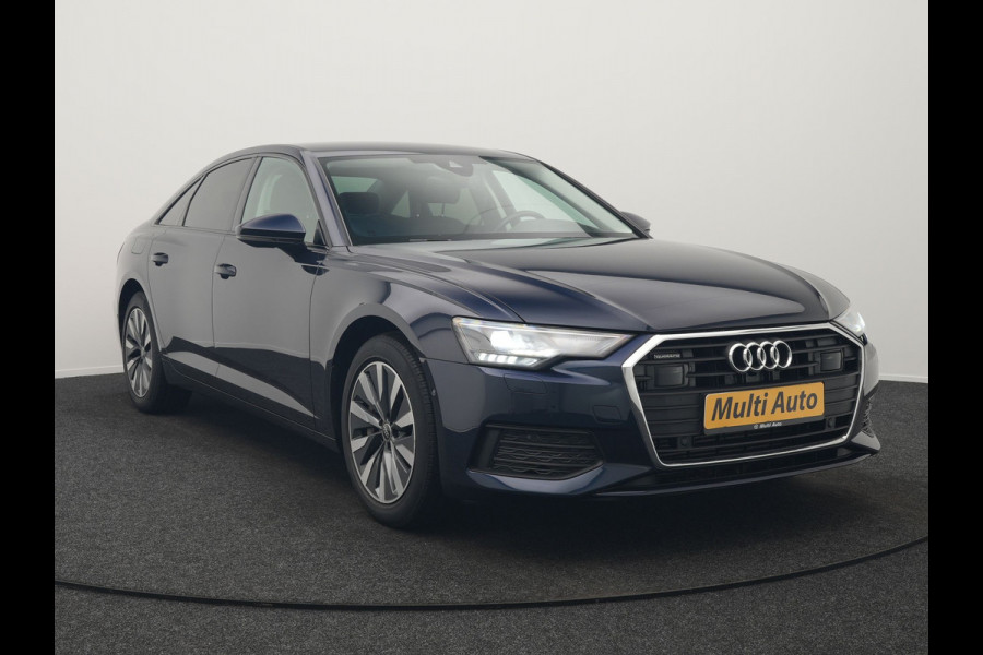 Audi A6 Limousine 50 TFSI e Quattro Proline PHEV 300pk Dealer O.H | Trekhaak af Fabriek | Adaptive Cruise | Lederen Comfortzetels Memory | Head Up | Camera | Park Assist | BLIS | Apple Carplay |  Plug In Hybrid