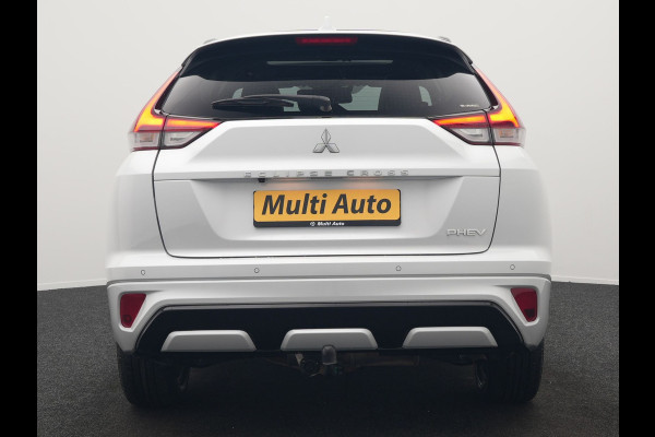 Mitsubishi Eclipse Cross 2.4 Instyle PHEV 188pk Dealer O.H | Trekhaak Afn. | Panodak | Adaptive Cruise | 360 Camera | Lederen Sportstoelen & Stuur Verwarmd | Keyless | Apple Carplay | Blis | Navigatie | Lane Assist | Plug In Hybrid