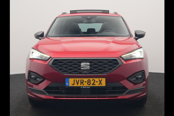 Seat Tarraco 1.4 TSI e-Hybrid FR PHEV 245pk | Trekhaak Af Fabriek | Panodak | Adaptive Cruise | 360 Camera | Alcantara Sportstoelen Memory & Verwarmd | Sfeerverlichting | Stuur Verwarmd | Apple Carplay | Keyless | Blis | Plug In Hybrid