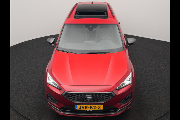 Seat Tarraco 1.4 TSI e-Hybrid FR PHEV 245pk | Trekhaak Af Fabriek | Panodak | Adaptive Cruise | 360 Camera | Alcantara Sportstoelen Memory & Verwarmd | Sfeerverlichting | Stuur Verwarmd | Apple Carplay | Keyless | Blis | Plug In Hybrid